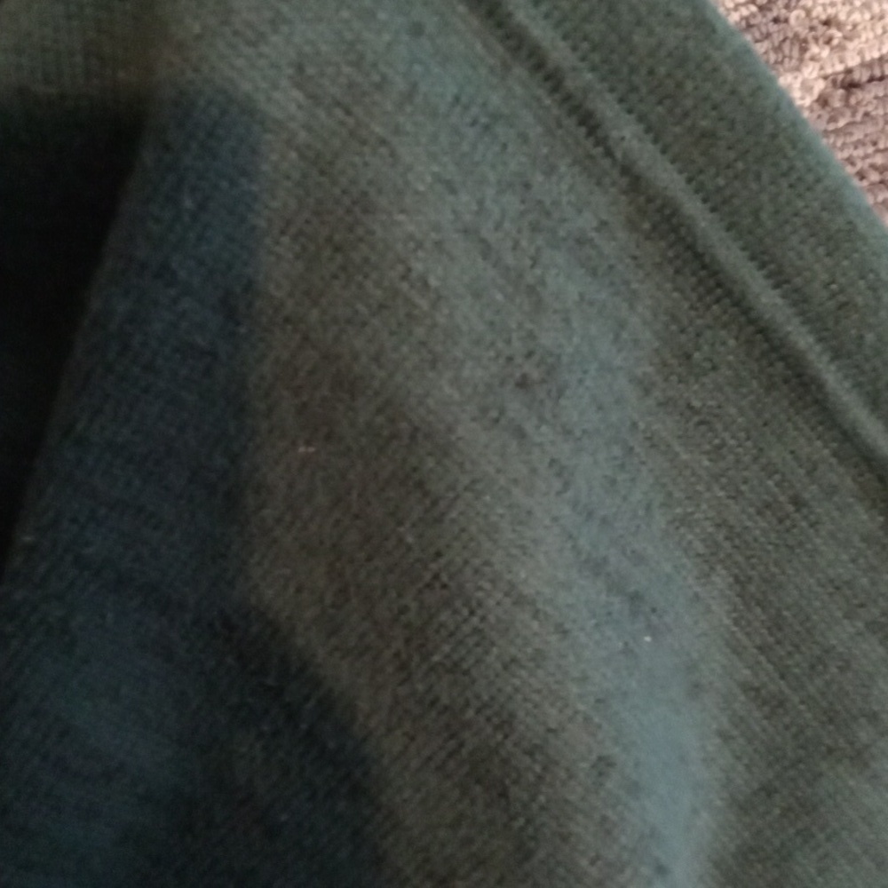 Criquet Mens Kelly Green Full Zip Fleece High Neck Size Small - Picture 7 of 9